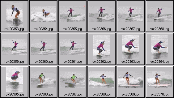 2002 Roxy Wahine women's surfing photos