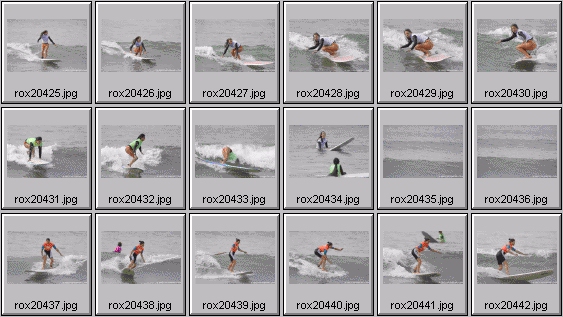 2002 Roxy Wahine women's surfing photos