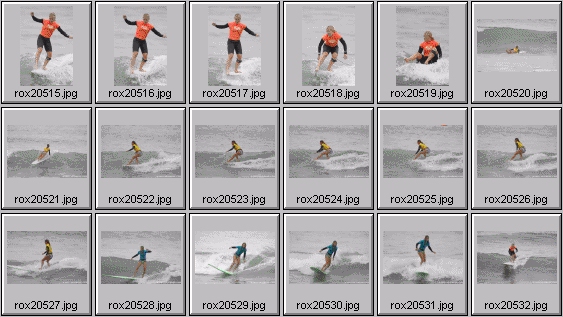 2002 Roxy Wahine women's surfing photos