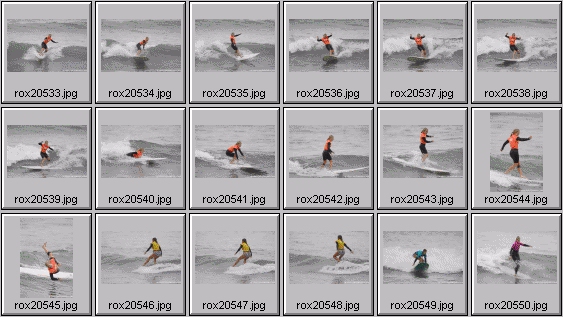 2002 Roxy Wahine women's surfing photos
