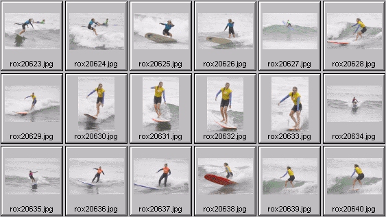 2002 Roxy Wahine women's surfing photos