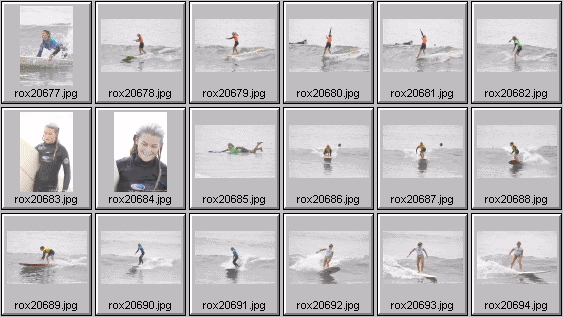 2002 Roxy Wahine women's surfing photos