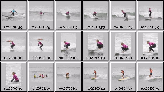 2002 Roxy Wahine women's surfing photos