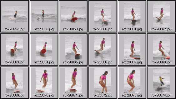 2002 Roxy Wahine women's surfing photos