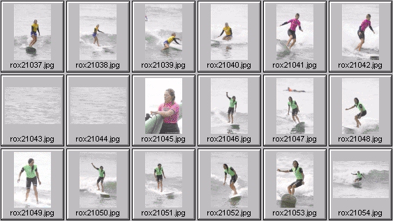 2002 Roxy Wahine women's surfing photos