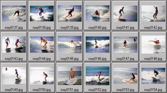1998 Roxy Wahine womens surf contest photos